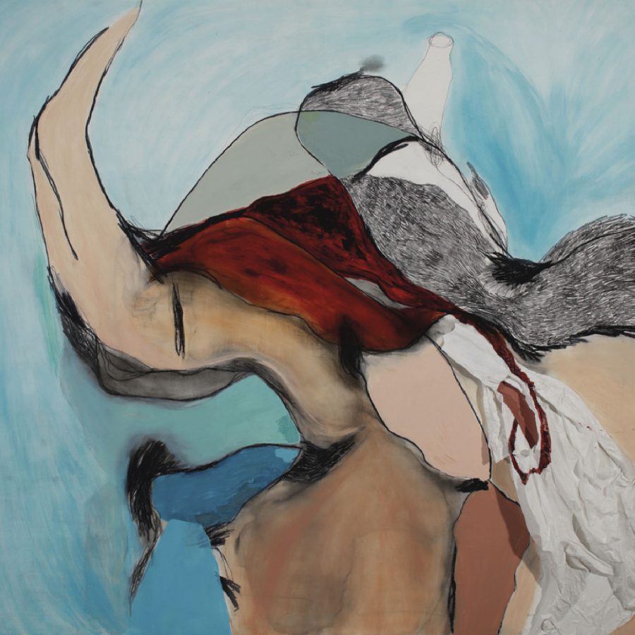 HOY SALDRÉ A VOLAR Óleo sobre tela _ Oil on canvas 180 x 230 cm _ 70.8 x 90.5 in